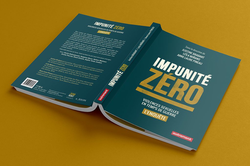 Livre Impunité zéro, couverture et dos